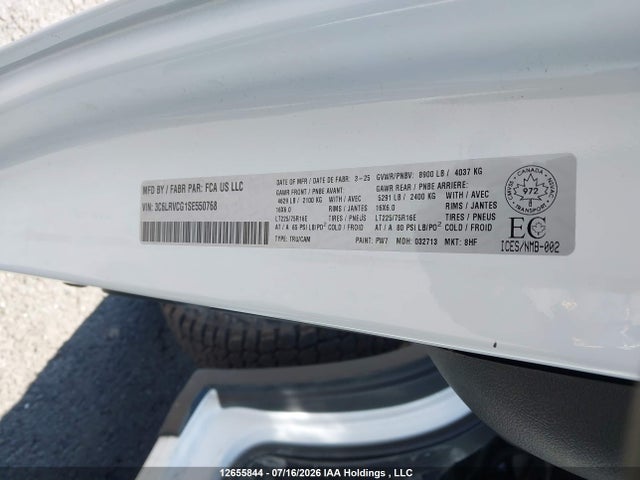 RAM Promaster 2500 2500 High 2025 3C6LRVCG1SE550768 Image 9