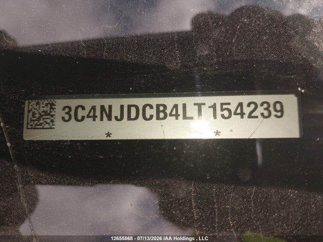 Aukcja sprzedaży 2020 Jeep Compass Limited, vin: 3C4NJDCB4LT154239, numer aukcji: 12655868