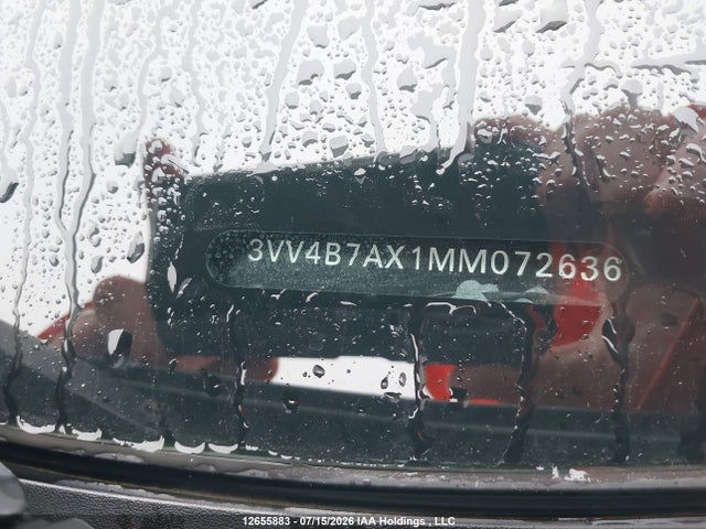 12655883 :رقم المزاد ، 3VV4B7AX1MM072636 vin ، 2021 Volkswagen Tiguan Sel Premium R-line مزاد بيع