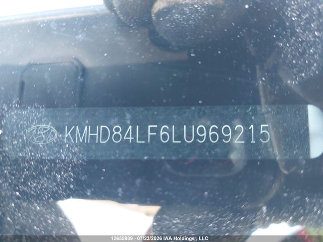 12655889 :رقم المزاد ، KMHD84LF6LU969215 vin ، 2020 Hyundai Elantra Sel/value/limited مزاد بيع