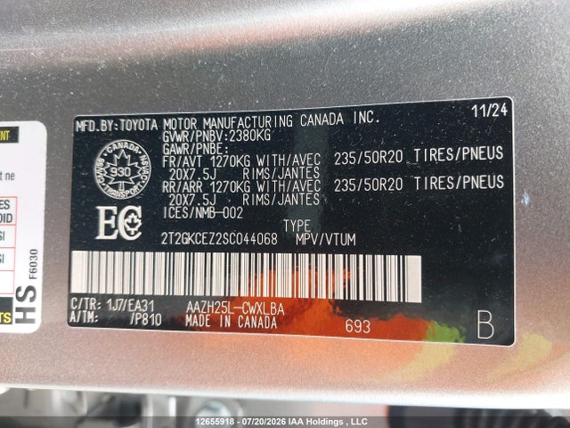 Lexus Nx 350h 350h 2025 2T2GKCEZ2SC044068 Image 19