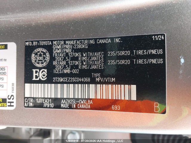 Lexus Nx 350h 350h 2025 2T2GKCEZ2SC044068 Image 9