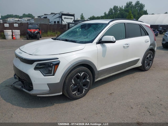 Продажа на аукционе авто 2023 Kia Niro Ev Limited/limited W/snow White Pearl   Grey Exterior, vin: KNDCT3L19P5076548, номер лота: 12655945
