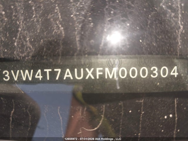 Aukcja sprzedaży 2015 Volkswagen Gti, vin: 3VW4T7AUXFM000304, numer aukcji: 12655972