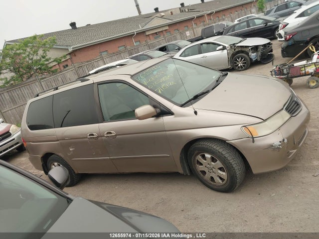 2003 Honda Odyssey Ex-l მანქანა იყიდება აუქციონზე, vin: 2HKRL18963H014029, აუქციონის ნომერი: 12655974