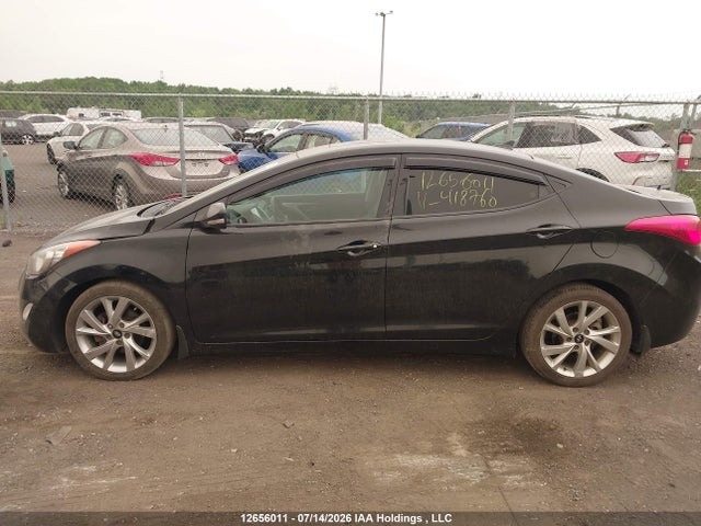 12656011 :رقم المزاد ، 5NPDH4AE2DH418760 vin ، 2013 Hyundai Elantra Gls/limited مزاد بيع