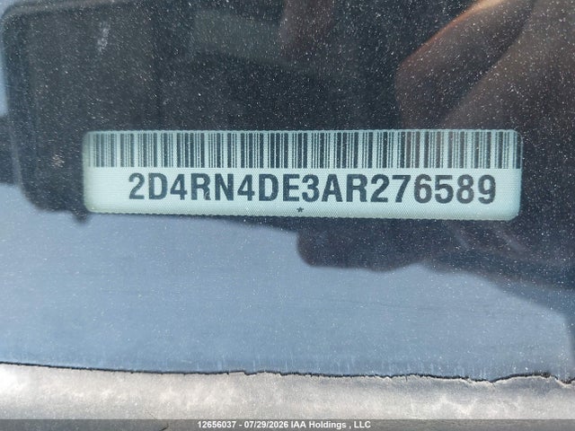 2010 Dodge Grand Caravan Se მანქანა იყიდება აუქციონზე, vin: 2D4RN4DE3AR276589, აუქციონის ნომერი: 12656037