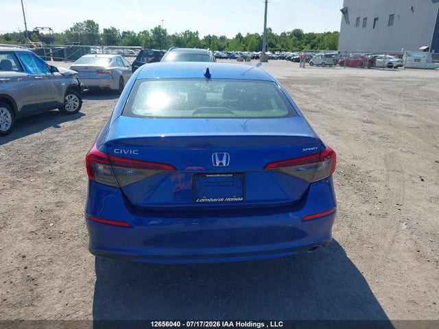 12656040 :رقم المزاد ، 2HGFE2F53NH117845 vin ، 2022 Honda Civic Sport مزاد بيع