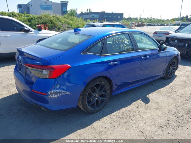 12656040 :رقم المزاد ، 2HGFE2F53NH117845 vin ، 2022 Honda Civic Sport مزاد بيع