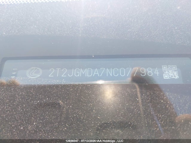 Продажа на аукционе авто 2022 Lexus Rx 450h, vin: 2T2JGMDA7NC077984, номер лота: 12656047
