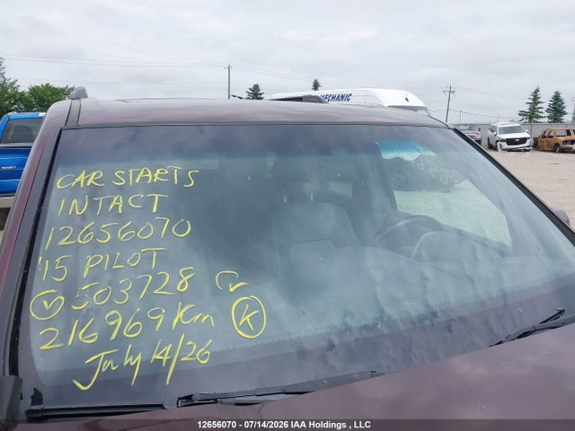 Aukcja sprzedaży 2015 Honda Pilot, vin: 5FNYF4H65FB503728, numer aukcji: 12656070