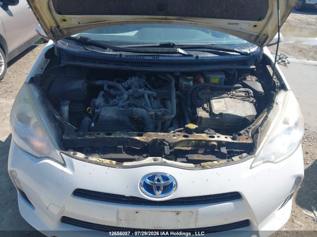 12656087 :رقم المزاد ، JTDKDTB30C1027963 vin ، 2012 Toyota Prius C مزاد بيع