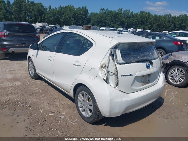 12656087 :رقم المزاد ، JTDKDTB30C1027963 vin ، 2012 Toyota Prius C مزاد بيع