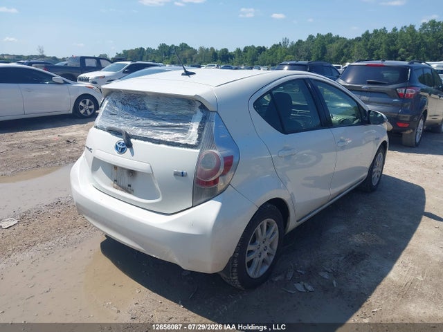 12656087 :رقم المزاد ، JTDKDTB30C1027963 vin ، 2012 Toyota Prius C مزاد بيع
