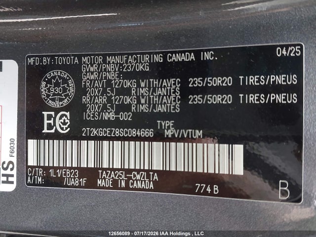 Lexus NX 350 2025 2T2KGCEZ8SC084666 Image 9