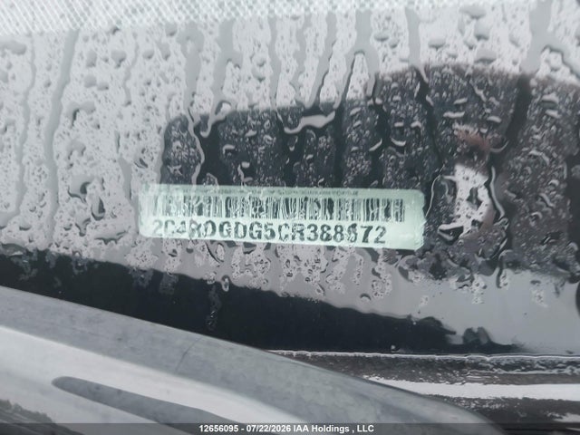 12656095 :رقم المزاد ، 2C4RDGDG5CR388672 vin ، 2012 Dodge Grand Caravan Crew مزاد بيع