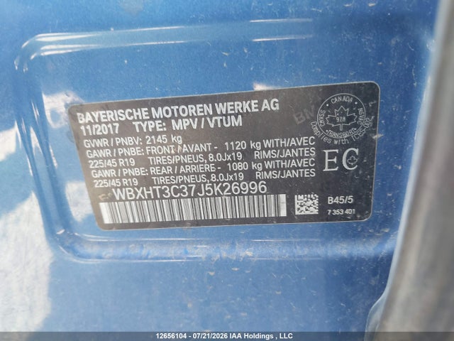 Продаж на аукціоні авто 2018 Bmw X1 Xdrive28i, vin: WBXHT3C37J5K26996, номер лоту: 12656104