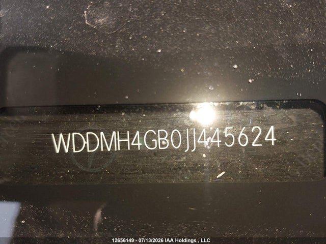 12656149 :رقم المزاد ، WDDMH4GB0JJ445624 vin ، 2018 Mercedes-benz B 250 4matic مزاد بيع