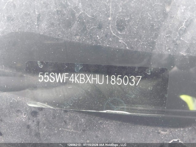 55SWF4KBXHU185037 Mercedes-Benz C 300 4matic