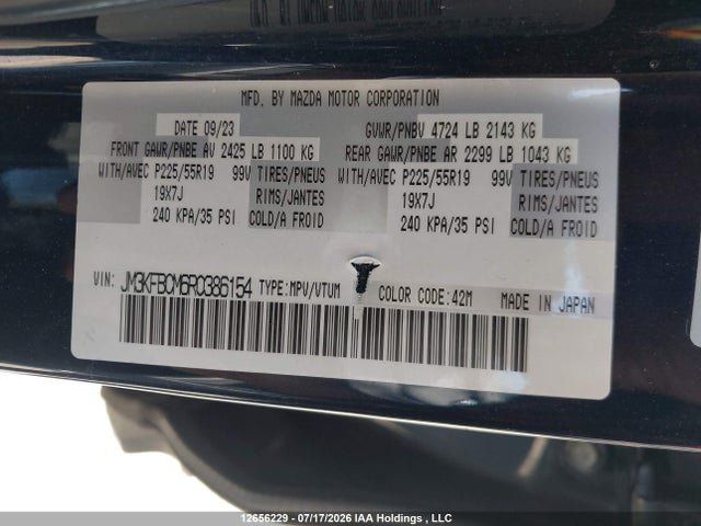 JM3KFBCM6R0386154 Mazda Cx-5 Gs/kuro