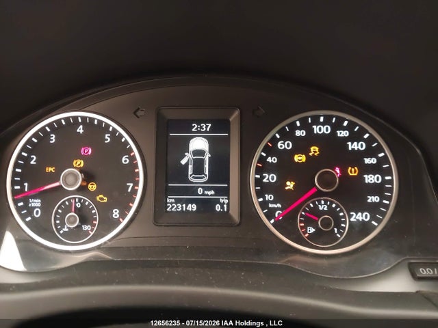 Aukcja sprzedaży 2012 Volkswagen Tiguan 2.0 Tsi Comfortline/2.0 Tsi Trendline, vin: WVGCV7AX1CW087035, numer aukcji: 12656235