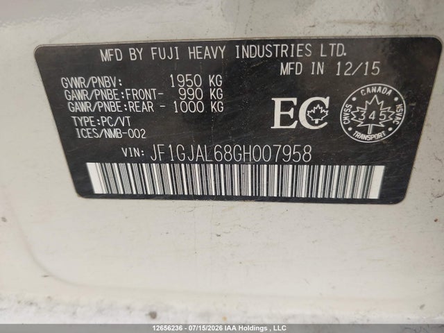 Subaru Impreza Premium 2016 JF1GJAL68GH007958 Image 19