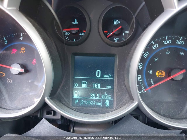 2012 Chevrolet Cruze Lt მანქანა იყიდება აუქციონზე, vin: 1G1PG5SC6C7385504, აუქციონის ნომერი: 12656240