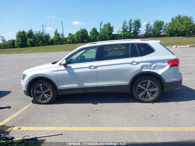 2018 Volkswagen Tiguan Highline მანქანა იყიდება აუქციონზე, vin: 3VV4B7AX9JM197556, აუქციონის ნომერი: 12656246