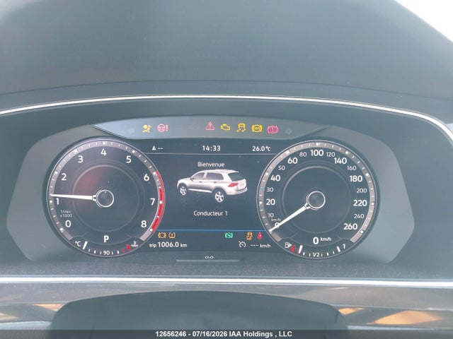 2018 Volkswagen Tiguan Highline მანქანა იყიდება აუქციონზე, vin: 3VV4B7AX9JM197556, აუქციონის ნომერი: 12656246