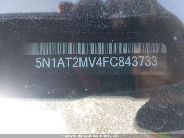 5N1AT2MV4FC843733 Nissan Rogue