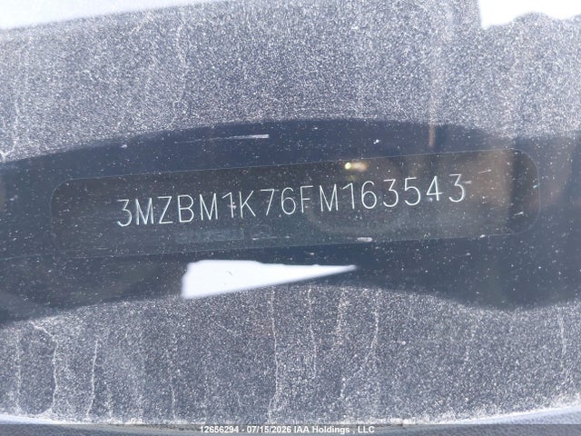 Aukcja sprzedaży 2015 Mazda 3 Sport, vin: 3MZBM1K76FM163543, numer aukcji: 12656294