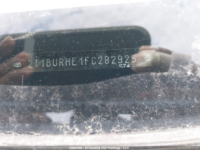 Aukcja sprzedaży 2015 Toyota Corolla L/le/le Pls/prm/s/s Pls, vin: 2T1BURHE1FC282925, numer aukcji: 12656298