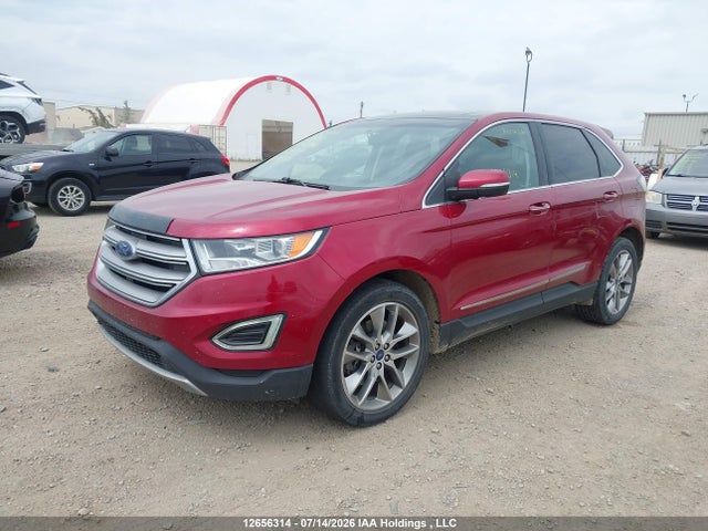 2015 Ford Edge Titanium მანქანა იყიდება აუქციონზე, vin: 2FMTK4K93FBB62797, აუქციონის ნომერი: 12656314