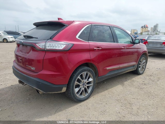 2015 Ford Edge Titanium მანქანა იყიდება აუქციონზე, vin: 2FMTK4K93FBB62797, აუქციონის ნომერი: 12656314