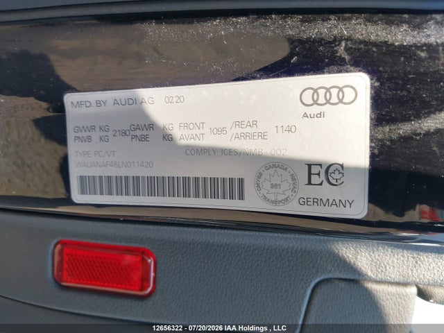 Audi A4 2.0t Komfort 2020 WAUANAF46LN011420 Image 18