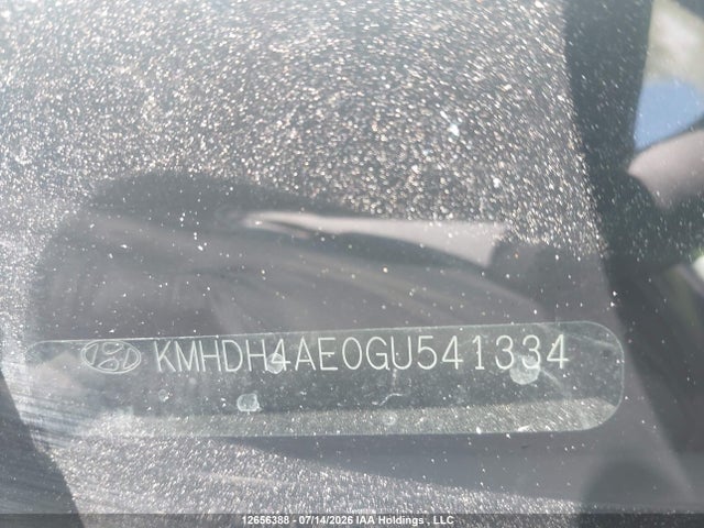 12656388 :رقم المزاد ، KMHDH4AE0GU541334 vin ، 2016 Hyundai Elantra Se/sport/limited مزاد بيع