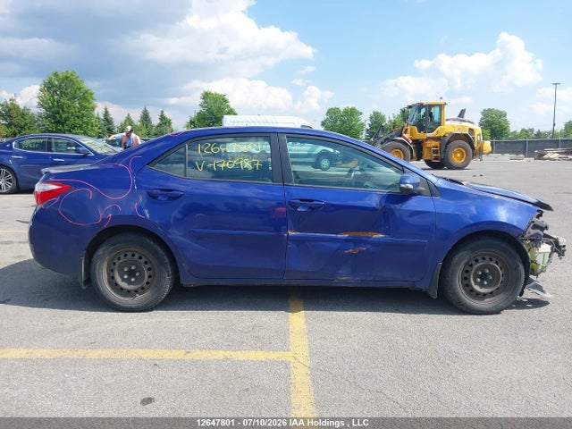 12647801 :رقم المزاد ، 2T1BURHE2EC170987 vin ، 2014 Toyota Corolla S مزاد بيع