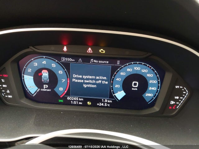 12656489 :رقم المزاد ، WA1AECF37N1080319 vin ، 2022 Audi Q3 Komfort 45 مزاد بيع