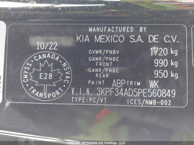 KIA Forte Ex/ex+/ex Premium 2023 3KPF34AD5PE560849 Image 18