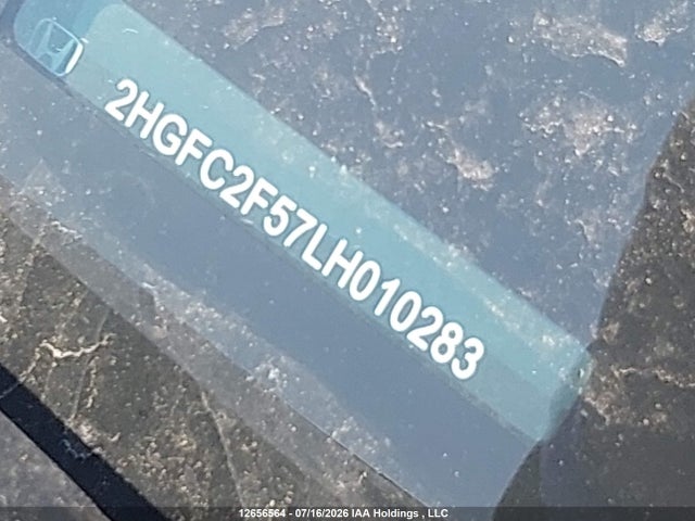 Honda Civic Lx 2020 2HGFC2F57LH010283 Image 9