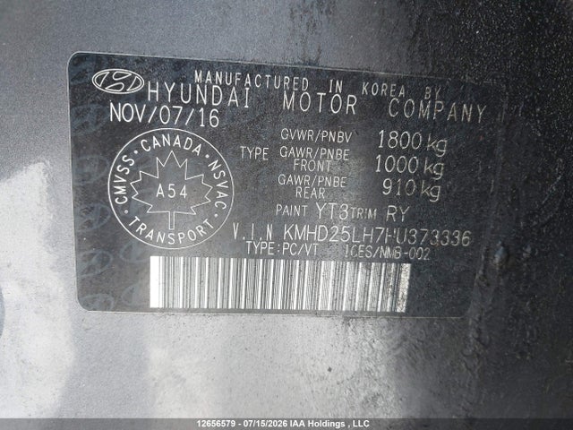 Hyundai ELANTRA GT 2017 KMHD25LH7HU373336 Image 9