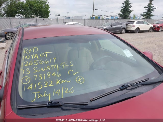 12656617 :رقم المزاد ، 5NPEB4AC4DH731846 vin ، 2013 Hyundai Sonata Gls مزاد بيع