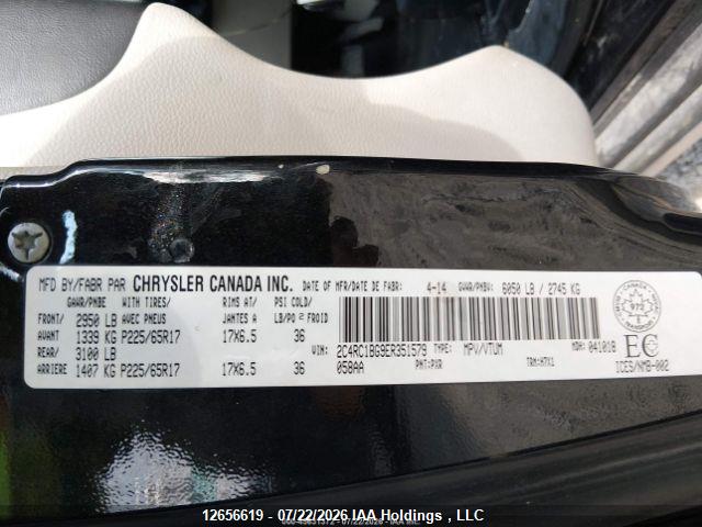Auction sale of the 2014 Chrysler Town & Country, vin: 2C4RC1BG9ER351579, lot number: 12656619