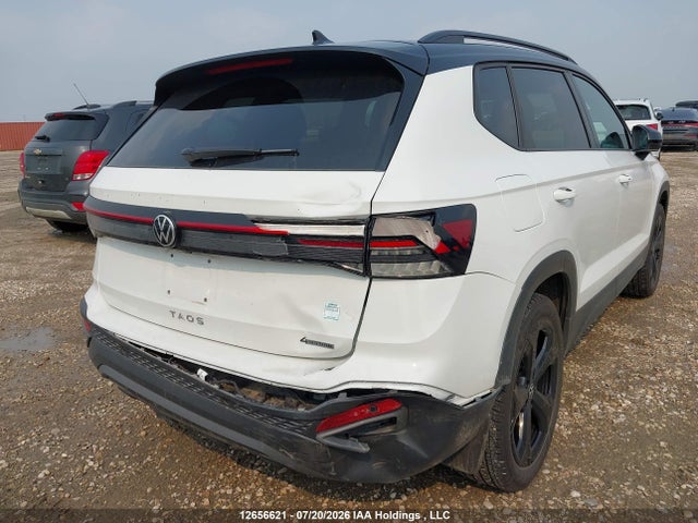 2025 Volkswagen Taos Comfortline Black Edition მანქანა იყიდება აუქციონზე, vin: 3VV2C7B29SM031529, აუქციონის ნომერი: 12656621
