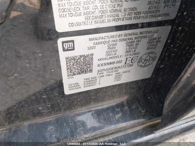 1GTUUGE85RZ217260 GMC SIERRA 1500