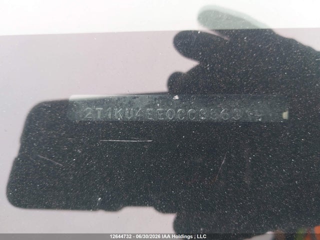 Aukcja sprzedaży 2012 Toyota Matrix, vin: 2T1KU4EE0CC856319, numer aukcji: 12644732