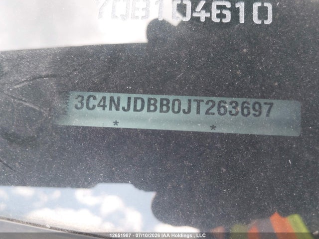 Продаж на аукціоні авто 2018 Jeep Compass North, vin: 3C4NJDBB0JT263697, номер лоту: 12651987