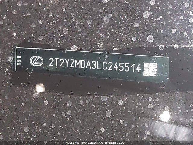 Lexus RX 350 2020 2T2YZMDA3LC245514 Image 9