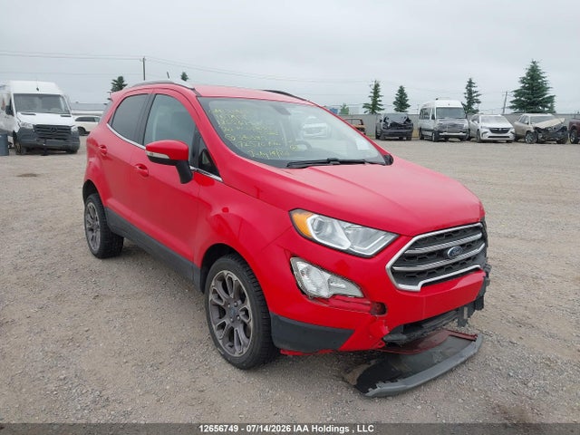 Auction sale of the 2020 Ford Ecosport Titanium, vin: MAJ6S3KL5LC340539, lot number: 12656749