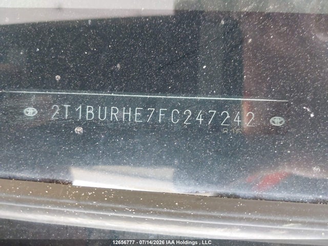 2T1BURHE7FC247242 Toyota COROLLA LE